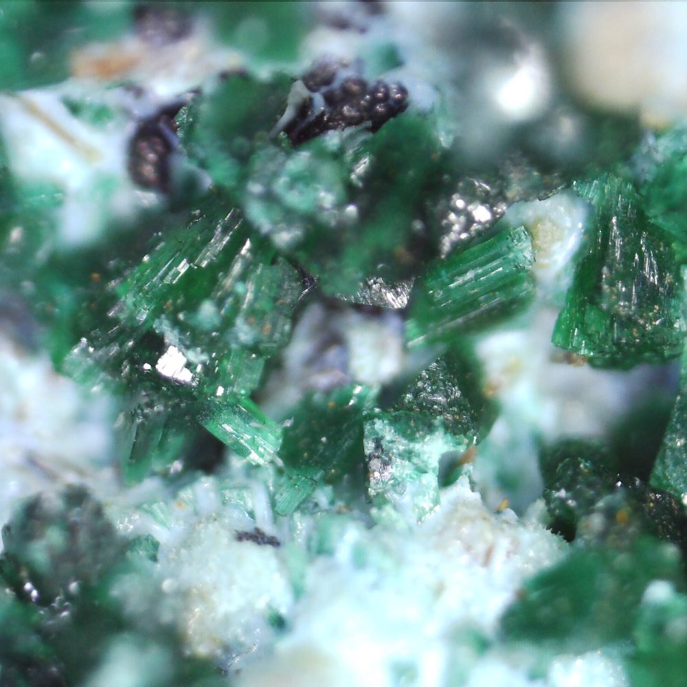 psuedomalachite and chrysocolla from desire mine, south africa