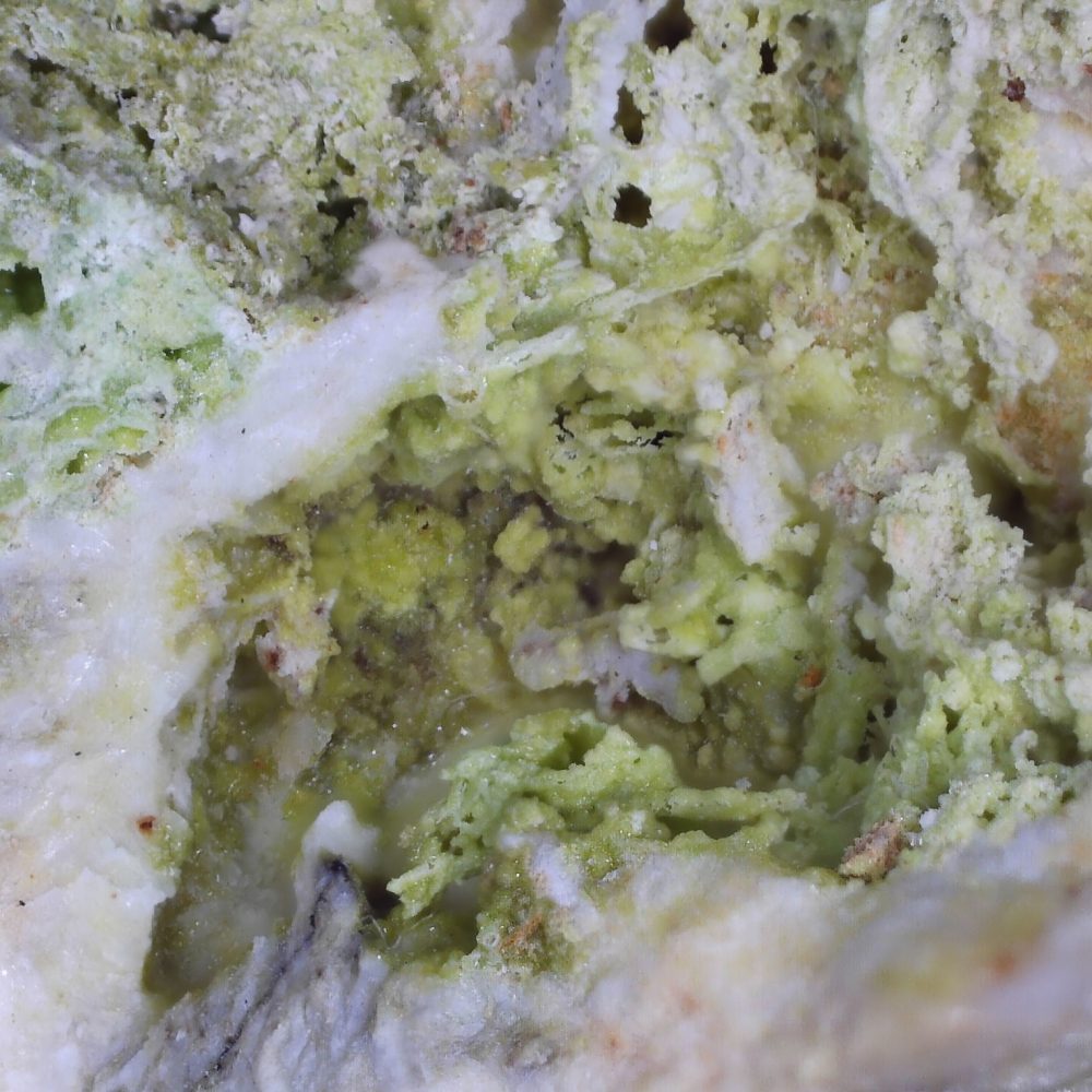pyromorphite from pike lane opencut, derbyshire