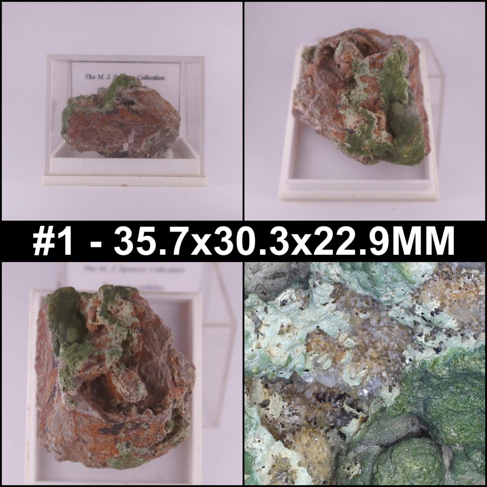 pyromorphite from whitfield brow mines, county durham