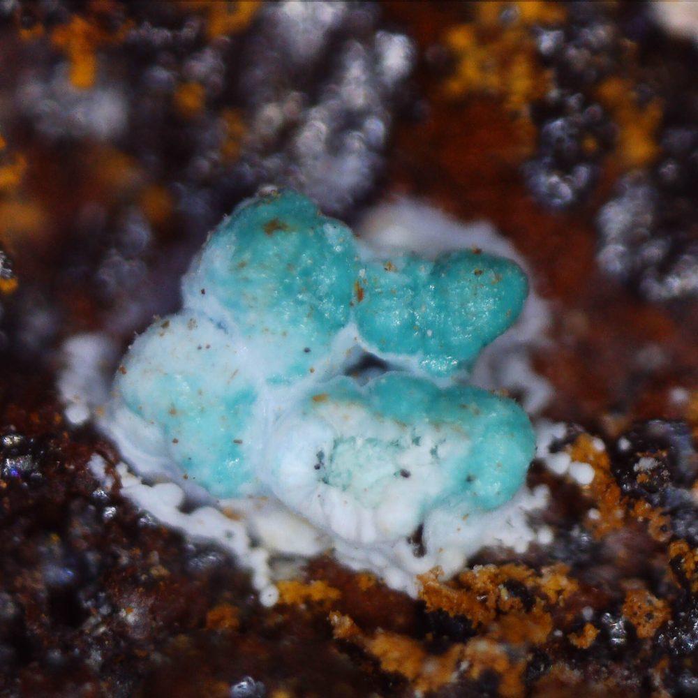 rosasite from serrabottini, italy