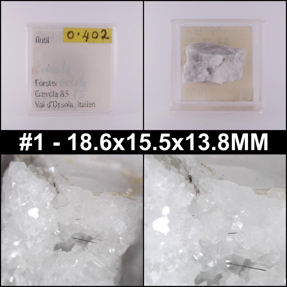 rutile from val d'ossola, italy
