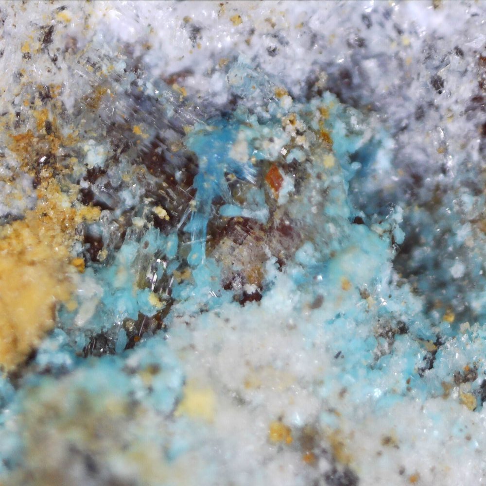serpierite from smallcleugh mine, cumbria