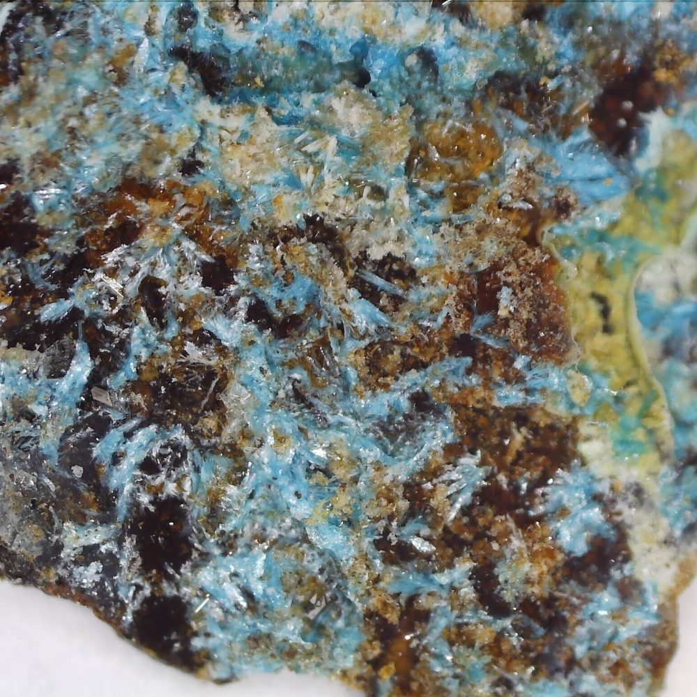 serpierite from smallcleugh mine, cumbria
