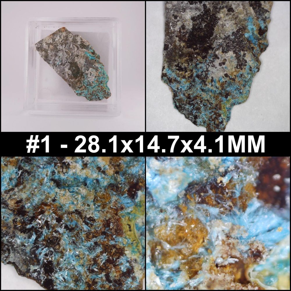 serpierite from smallcleugh mine, cumbria