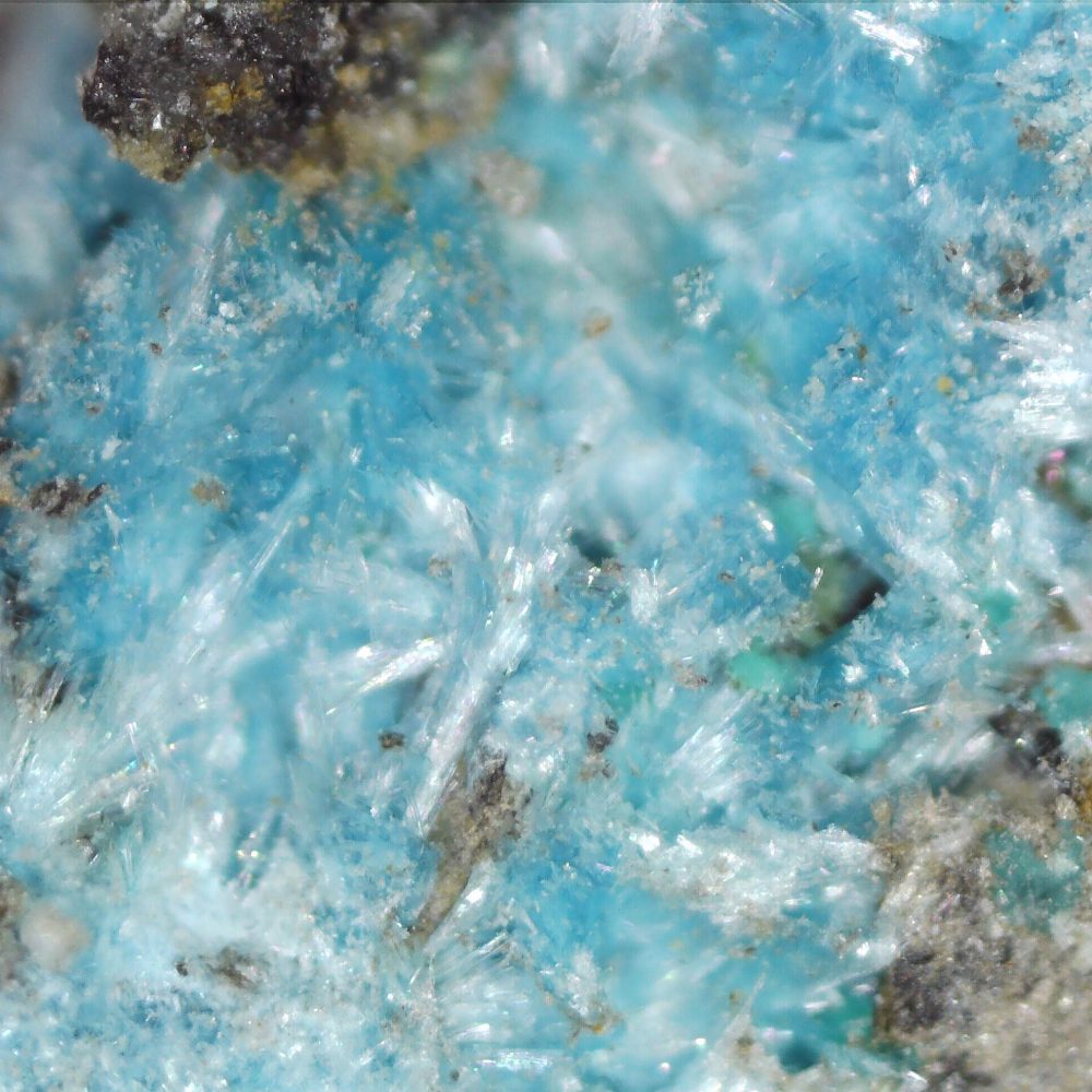 serpierite from ystrad einion mine, wales