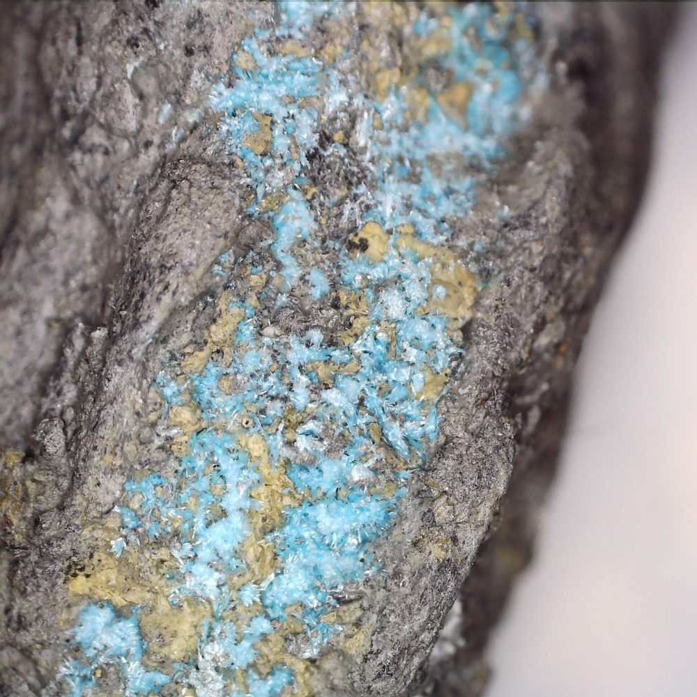 serpierite from ystrad einion mine, wales