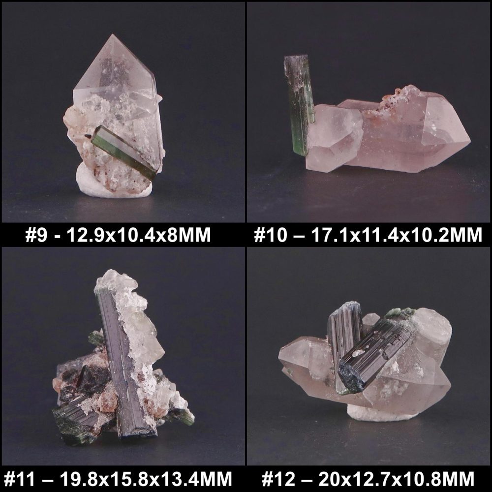 tourmaline and quartz from skardu, pakistan