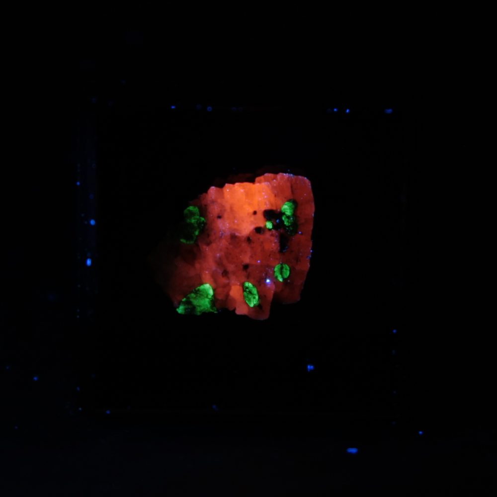willemite and calcite from sterling mine, usa