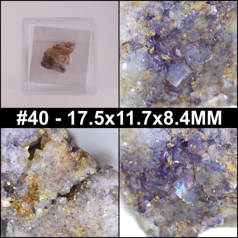 fluorite from okorusu mine, namibia