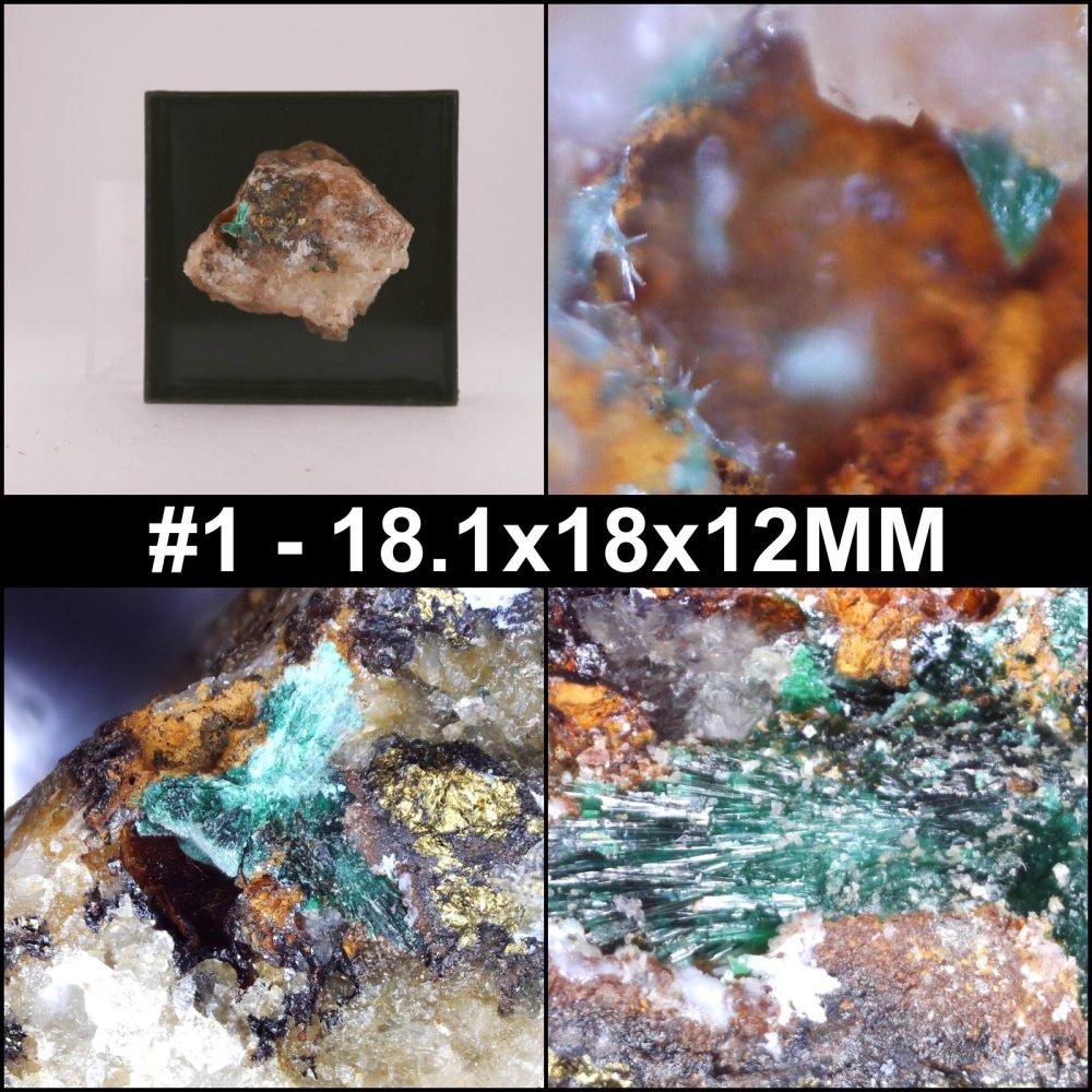 malachite from driggith mine, cumbria