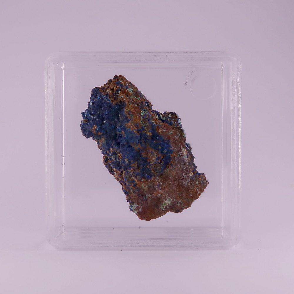 azurite from ecton mine, staffordshire