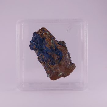 azurite from ecton mine, staffordshire