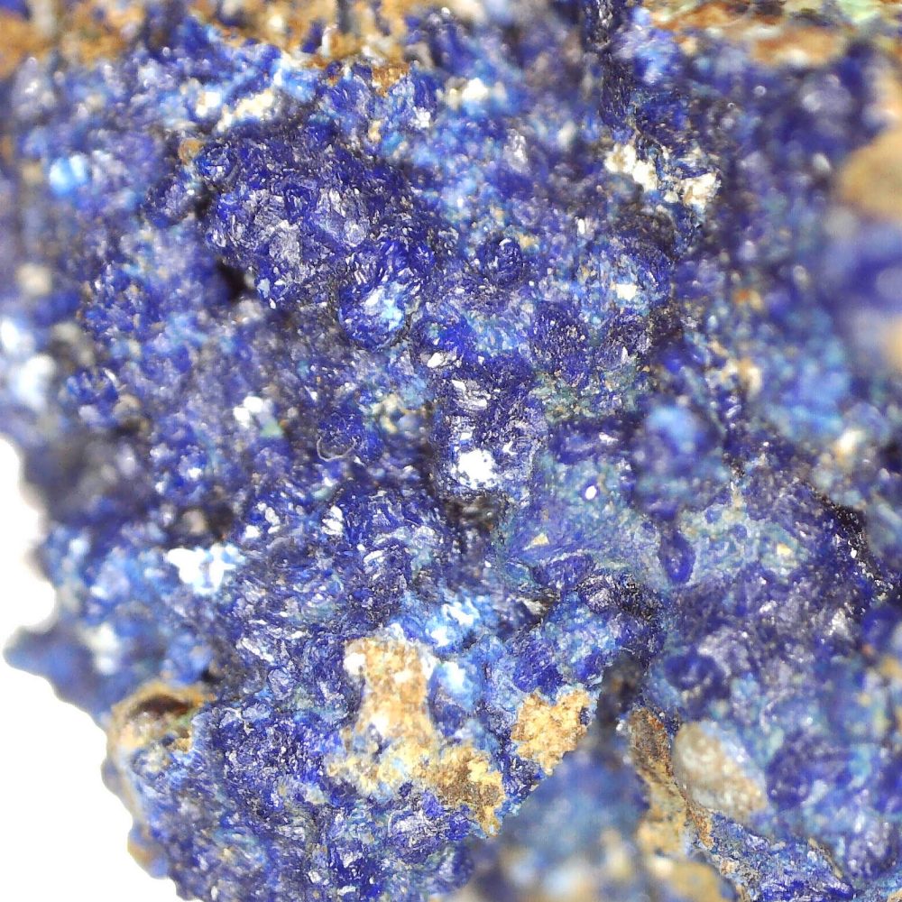 azurite from ecton mine, staffordshire