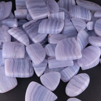 agate cabochons (blue lace) (parcels)
