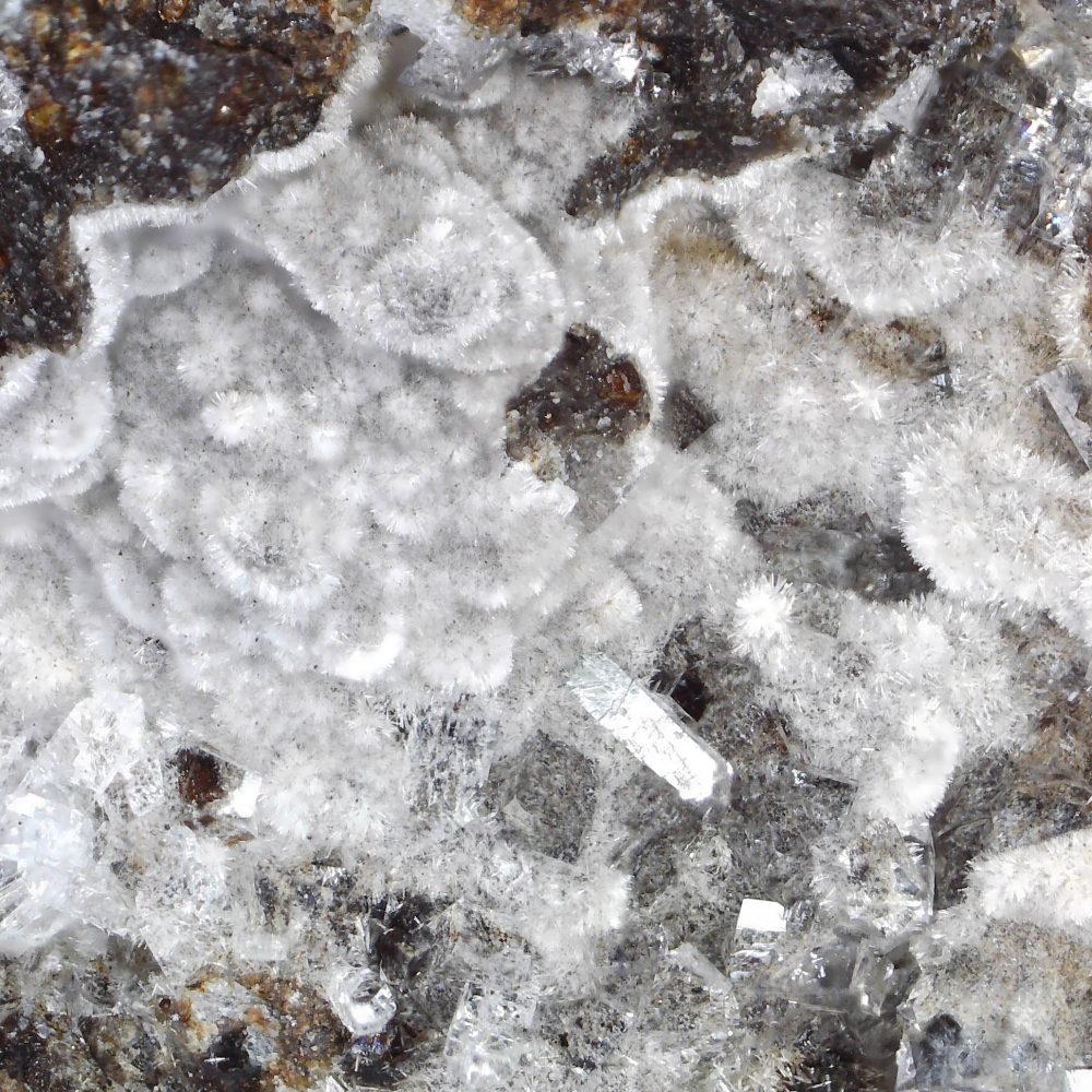 chabazite and offretite from gedern, germany