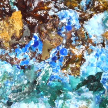 connellite from tolvadden mine, cornwall