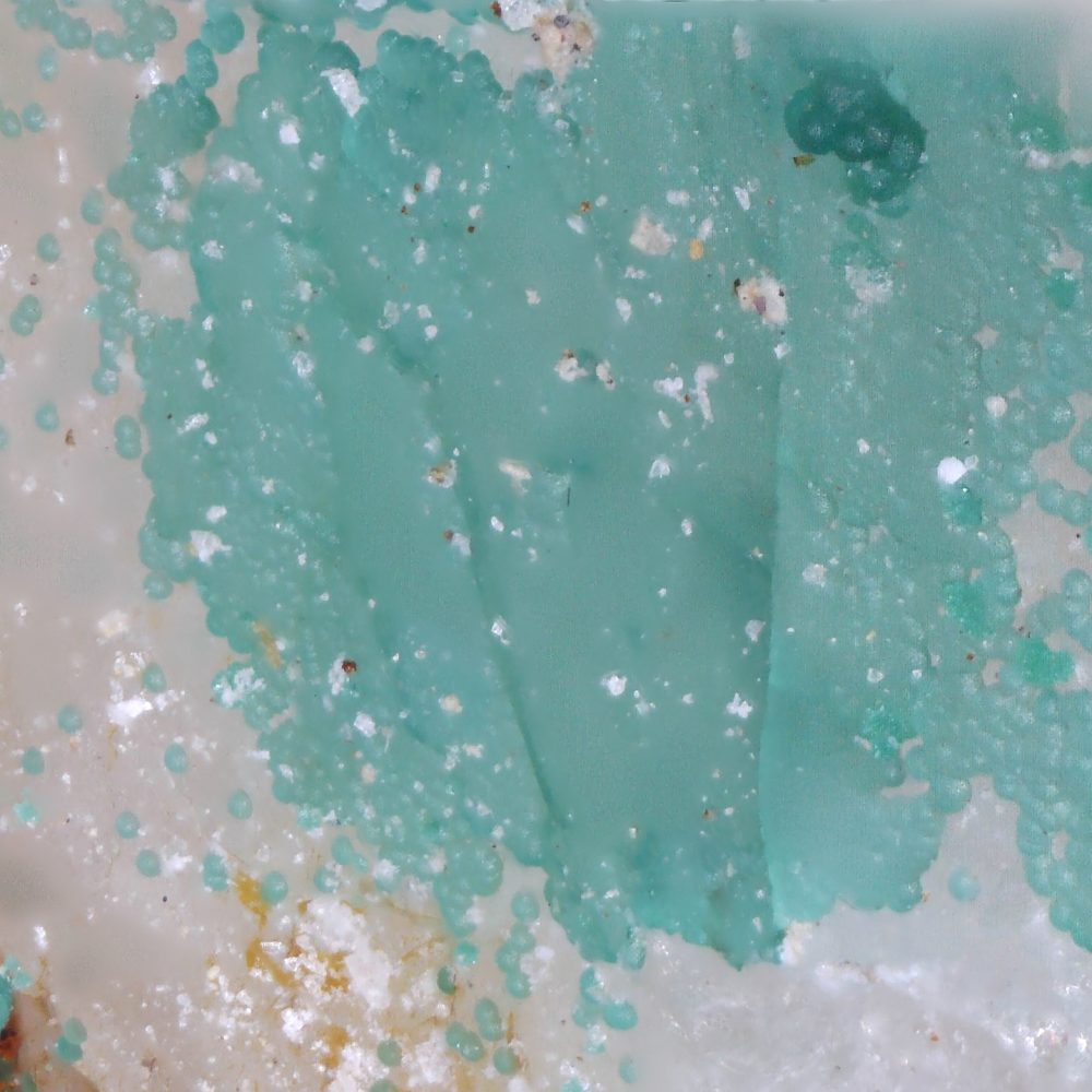 cornwallite from clara mine, germany