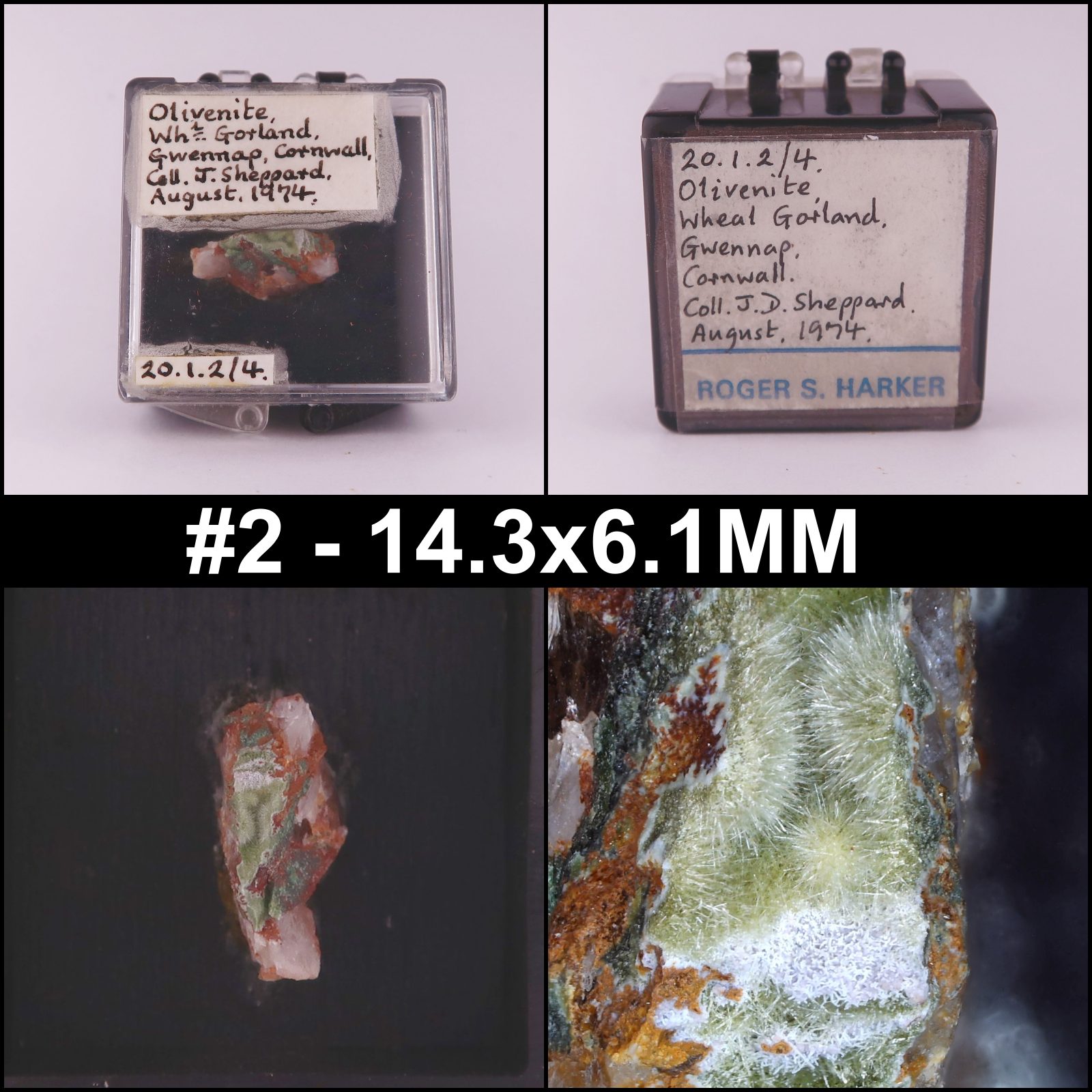 olivenite from wheal gorland, cornwall