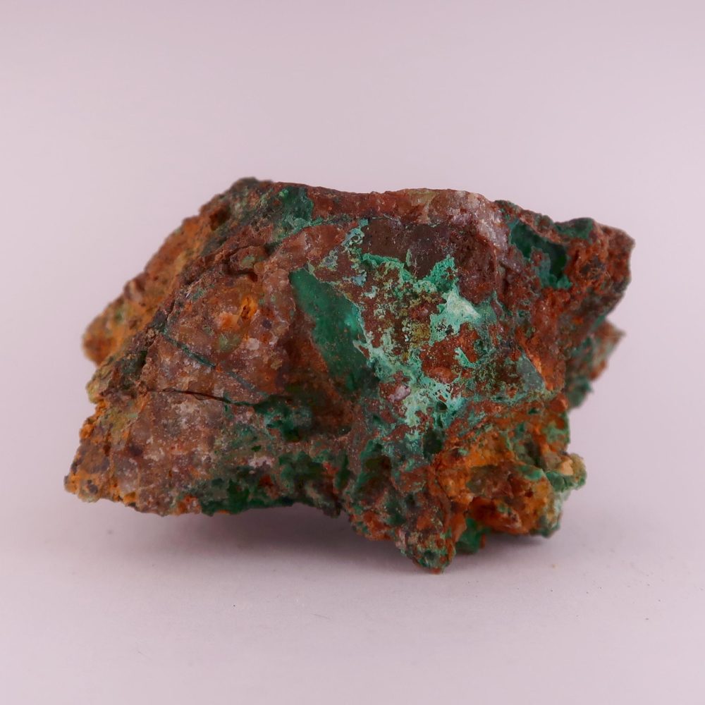 pseudomalachite from penberthy croft mine, cornwall