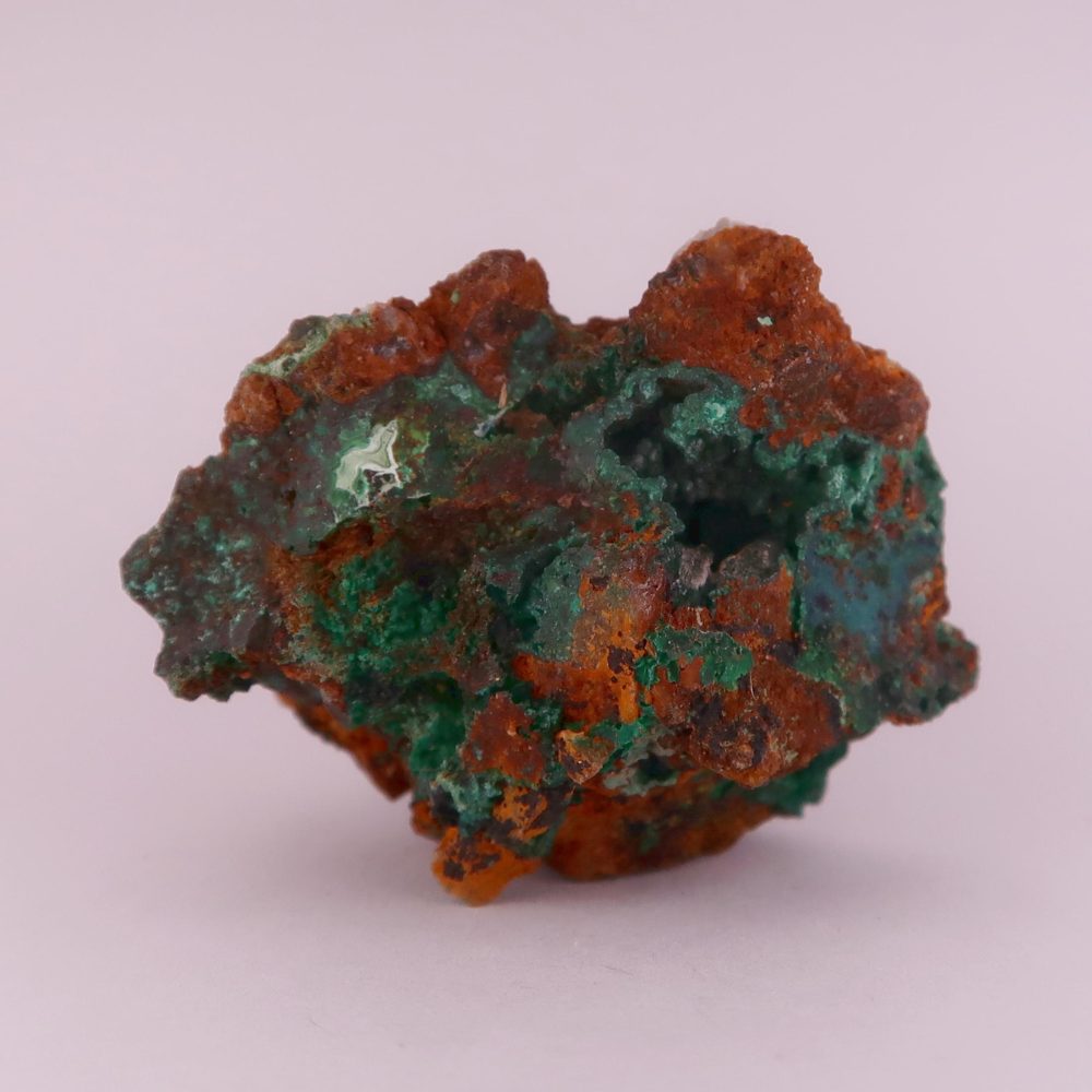 pseudomalachite from penberthy croft mine, cornwall