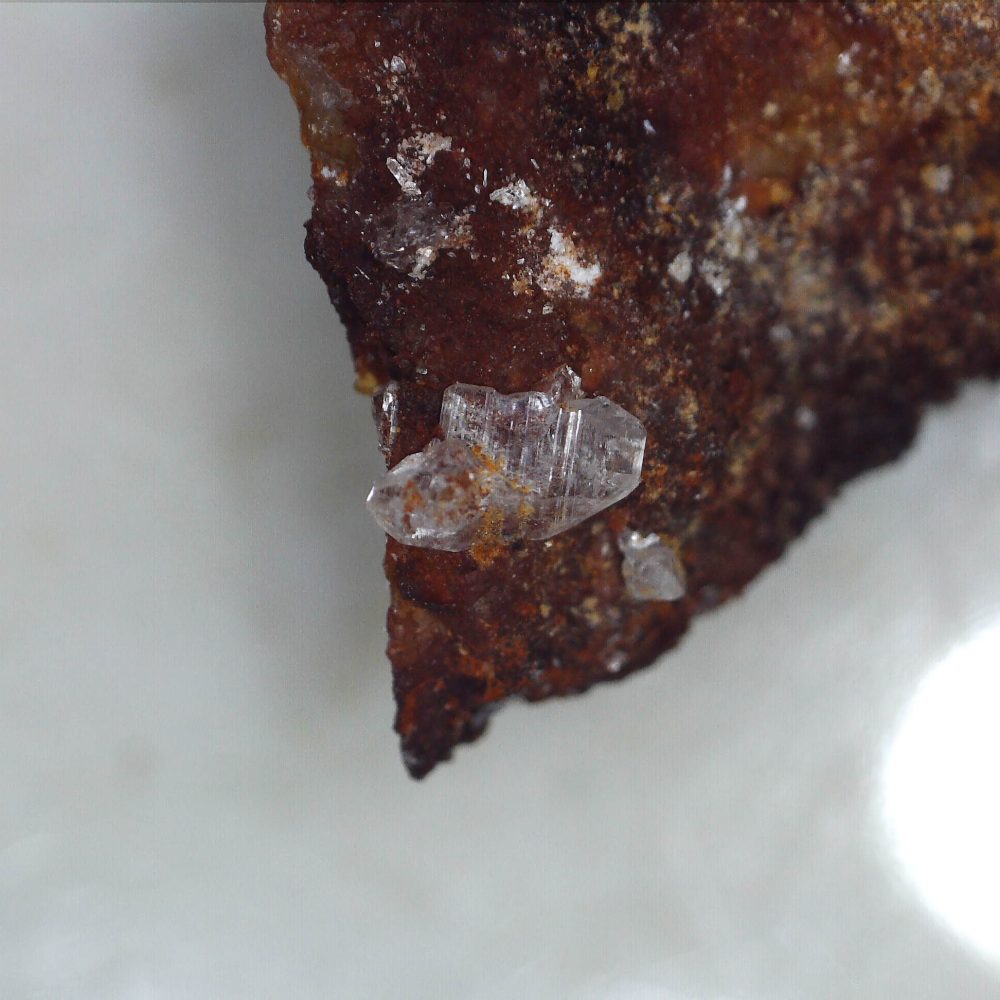 cerussite from rhyd fach mine, wales