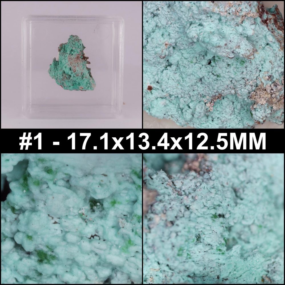 euchlorine from tolbachik volcanic field, russia collage