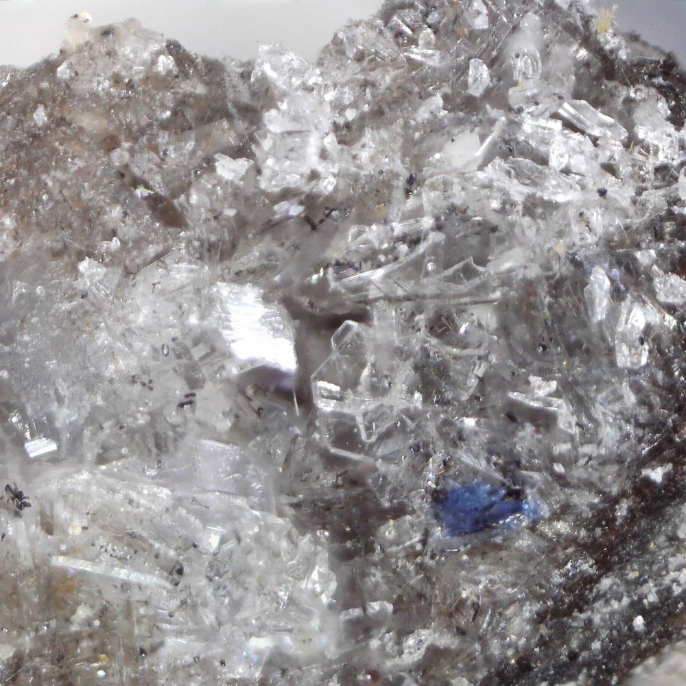 jeremejevite and sanidine from emmelberg, germany