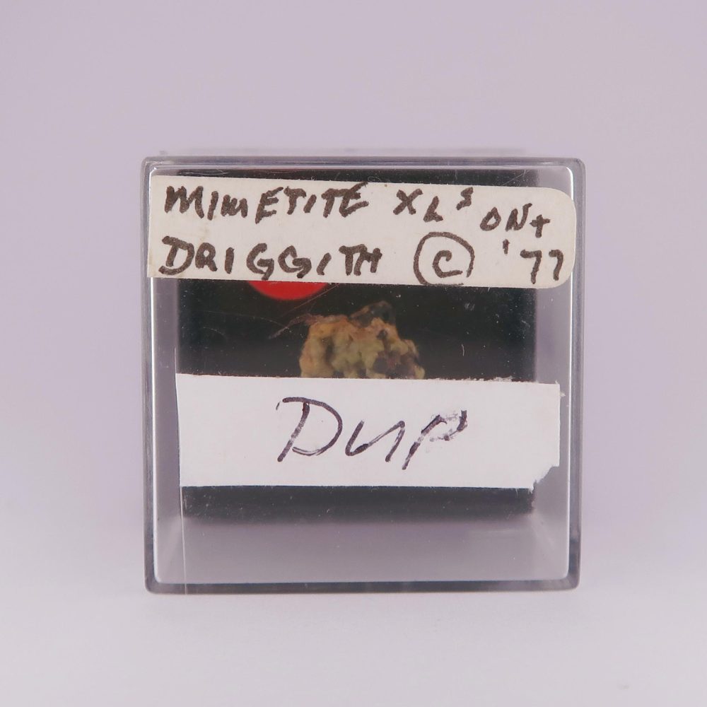 mimetite from driggith mine, cumbria