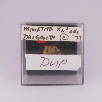 mimetite from driggith mine, cumbria