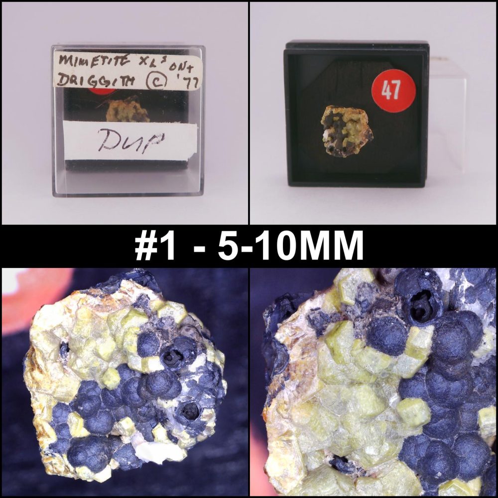 mimetite from driggith mine, cumbria