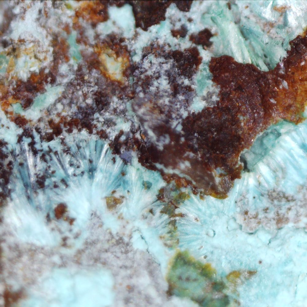 serpierite from gwaith yr afon mine, wales