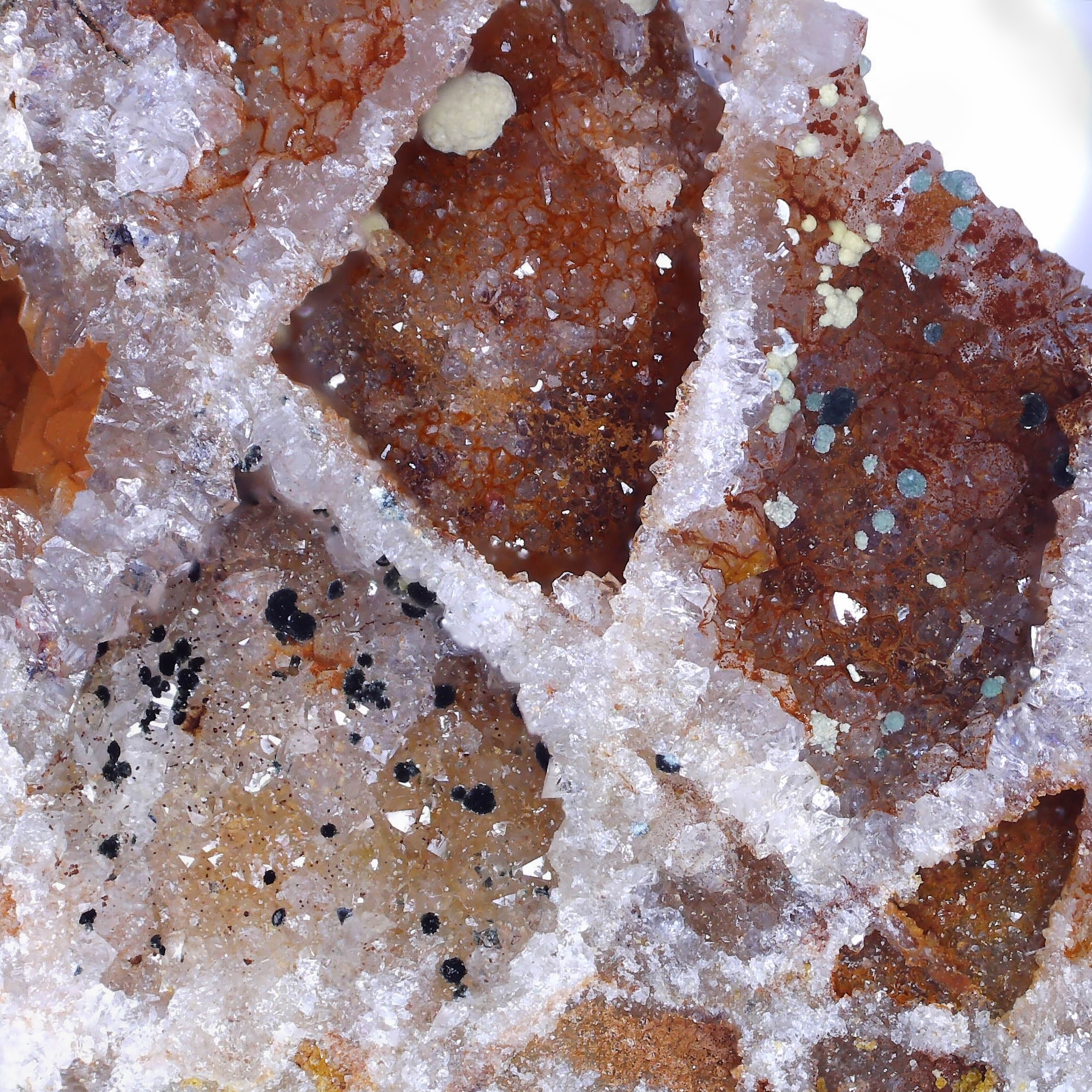 dufrenite from ste barbe vein, france