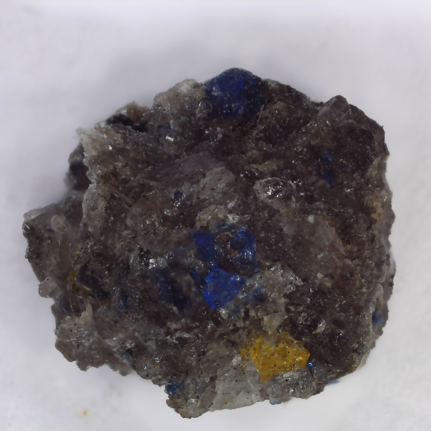 hauyne from laacher see volcanic complex, germany