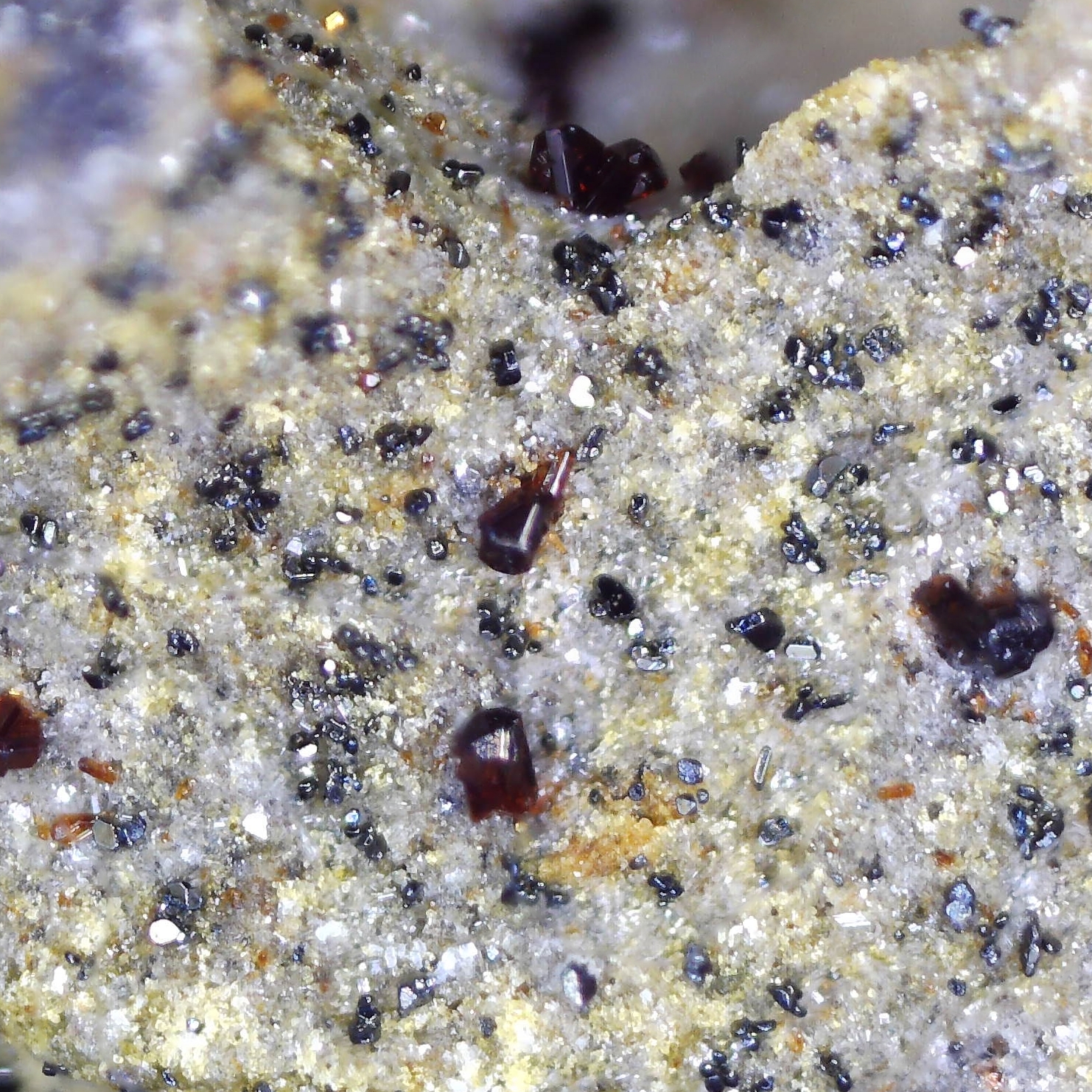 rhönite from wannenköpfe quarry, germany