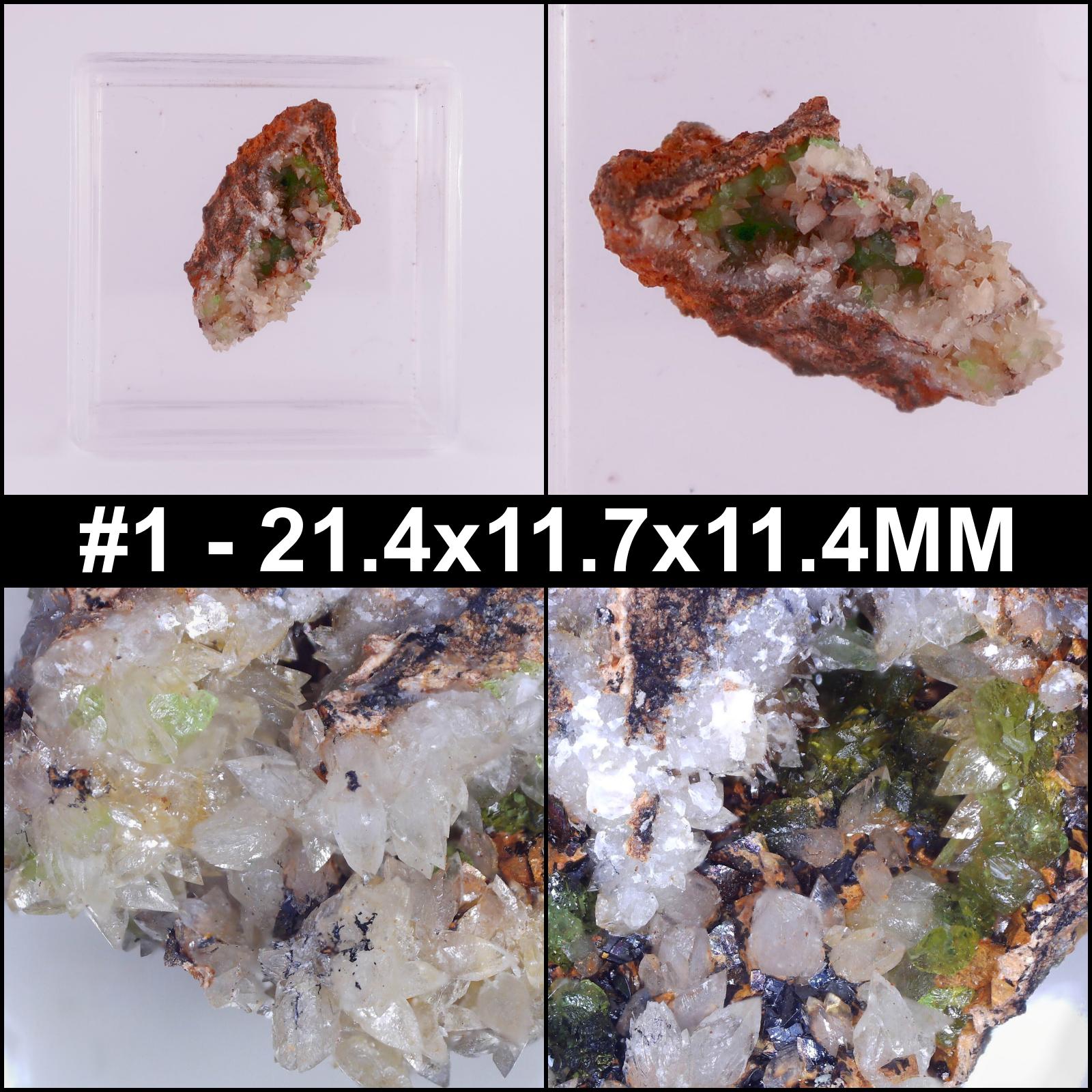 adamite ni and calcite from km 3 mines, greece
