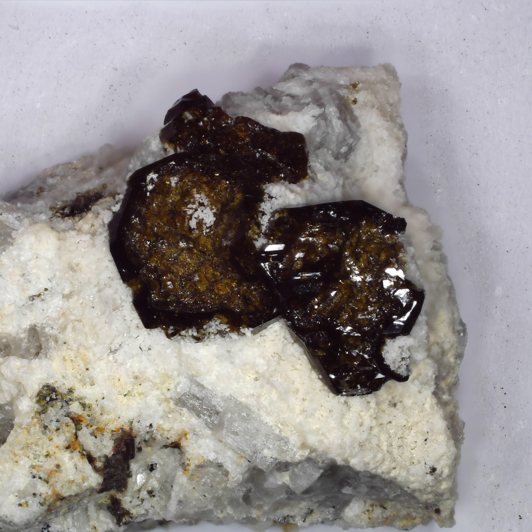 andradite garnet from puy de menoyre, france