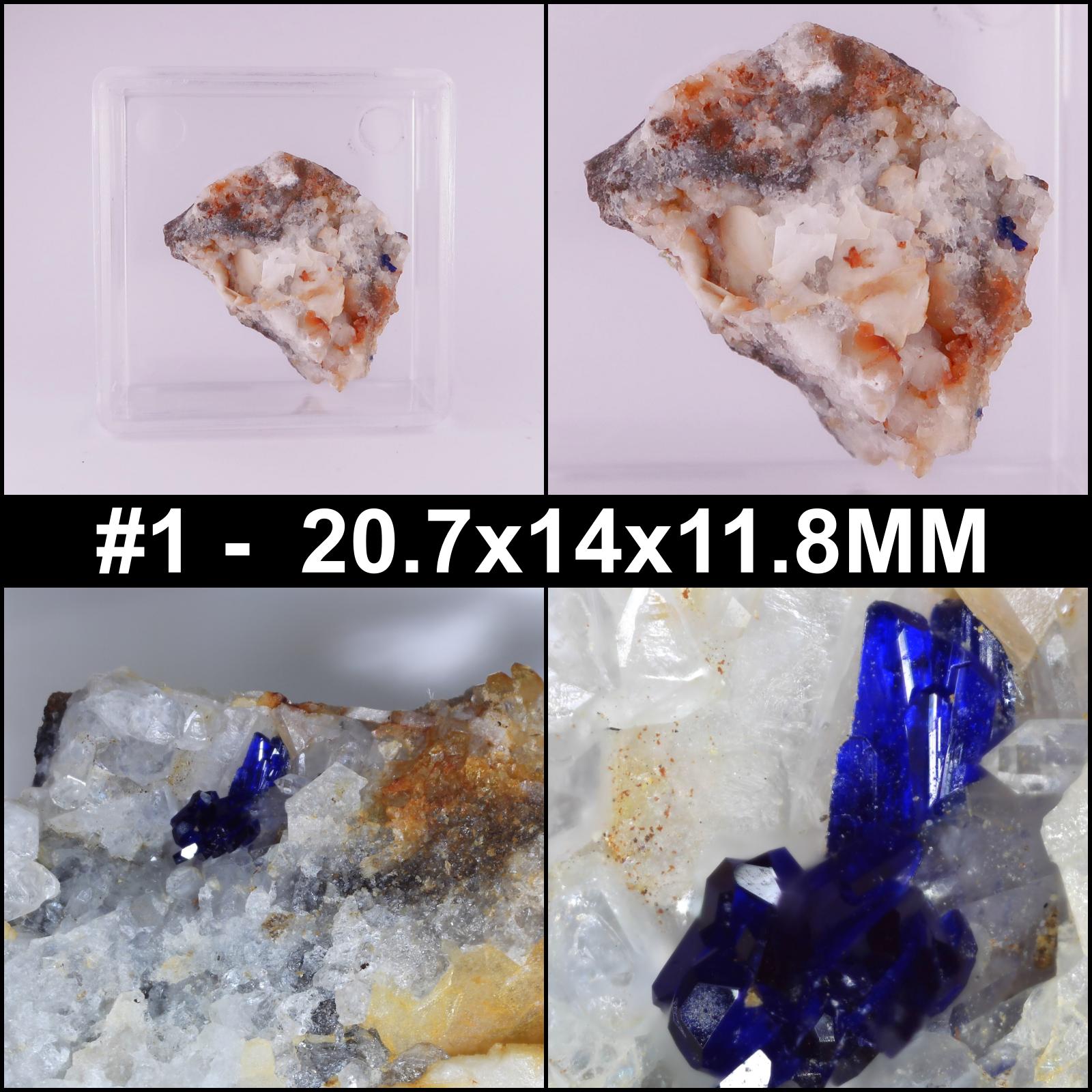 azurite from la grand combe, france