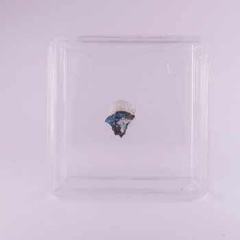 caledonite from meadowfoot smelter slag locality, scotland