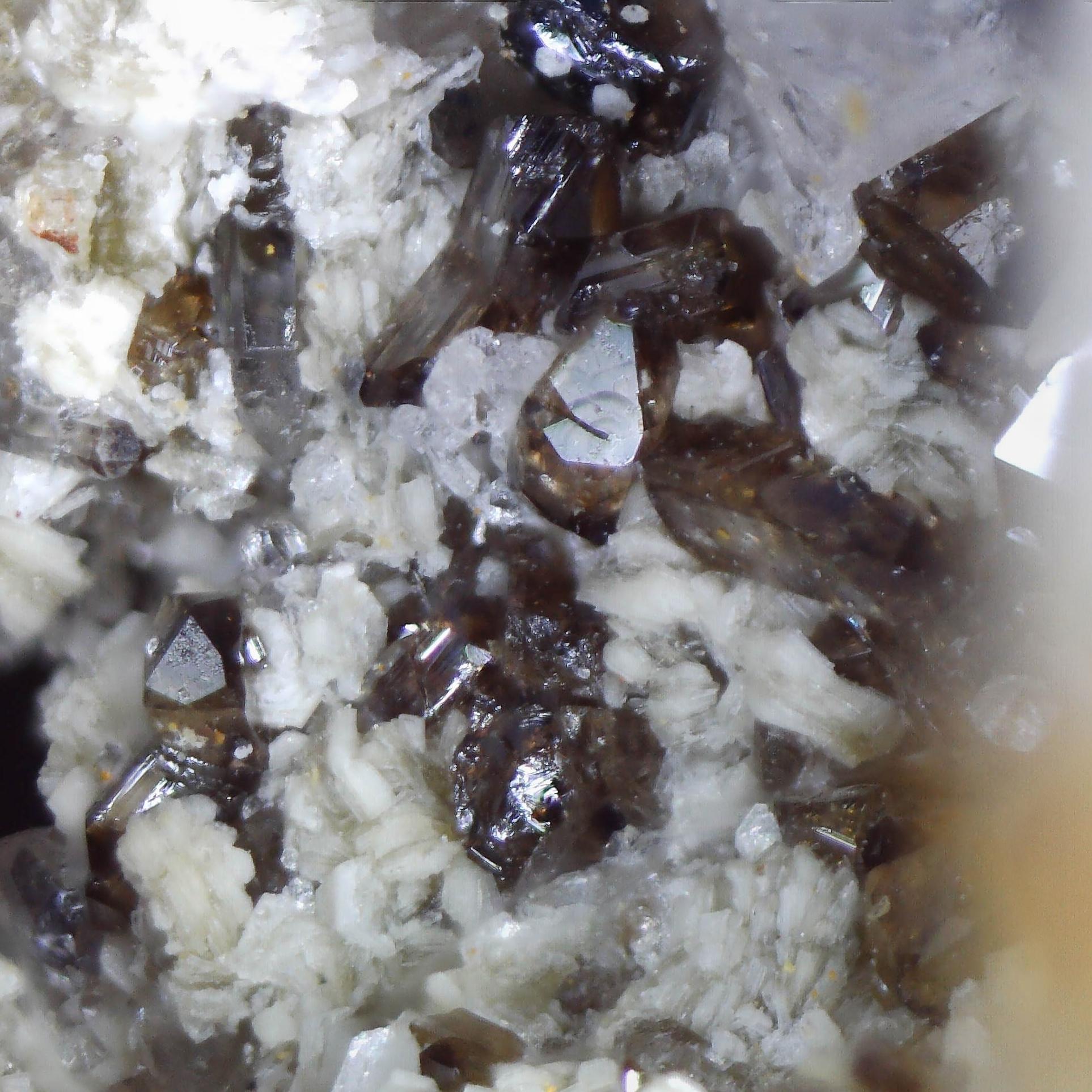 cassiterite from roselidden mine, cornwall