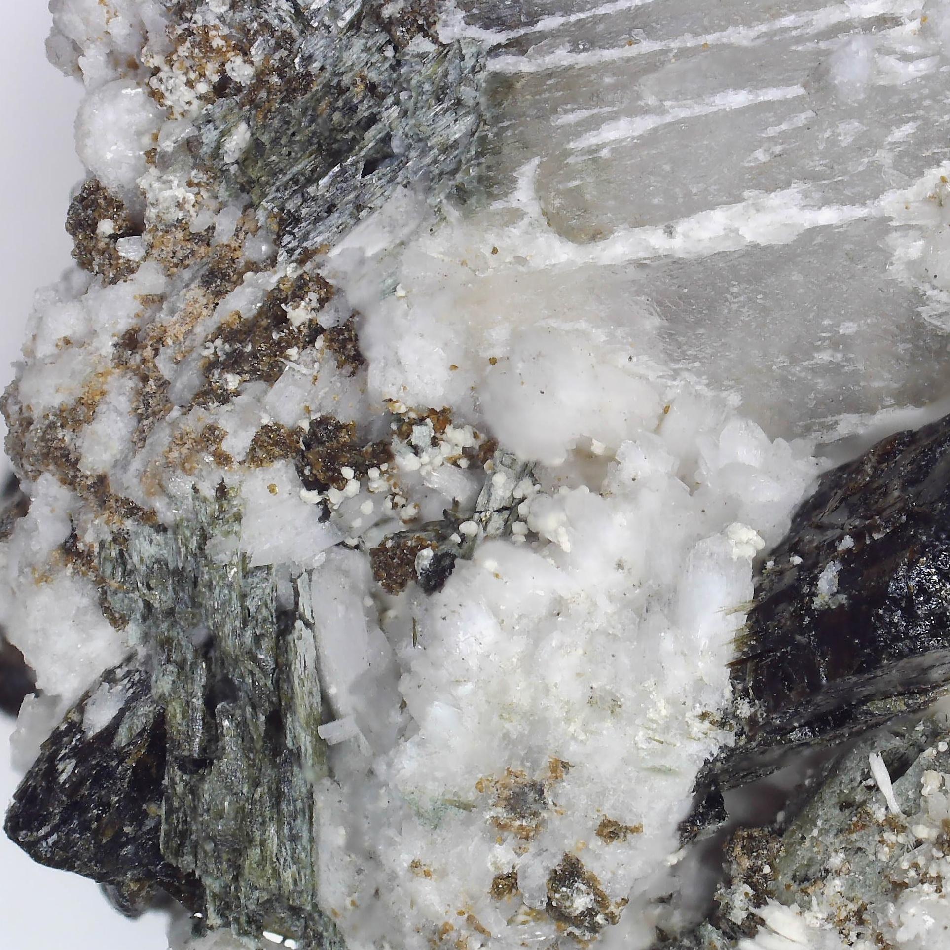 catapleiite and aegirine from mont saint hilaire, canada