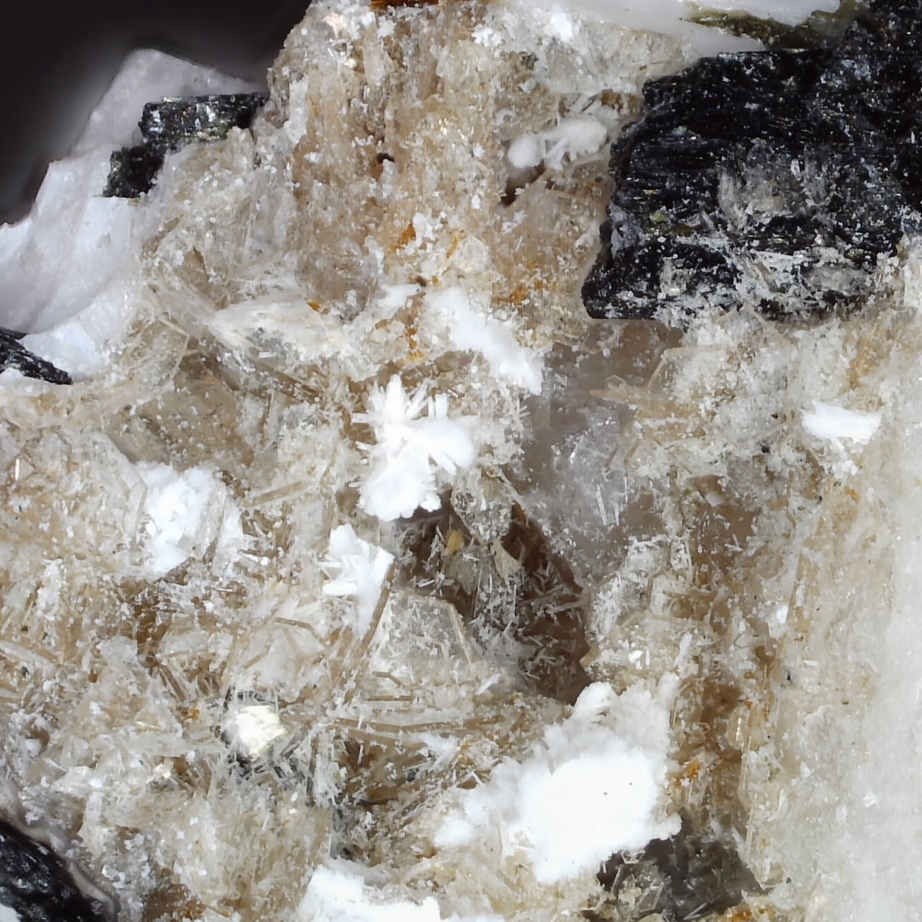 Catapleiite and Aegirine from Mont Saint-Hilaire, Canada