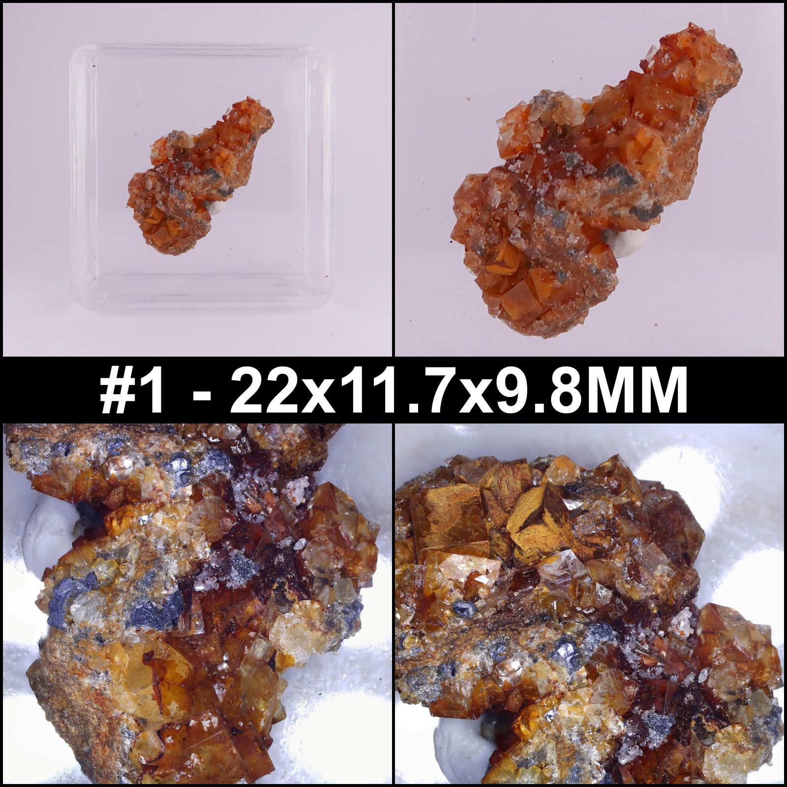 cerussite and fluorite from hilton mine, cumbria