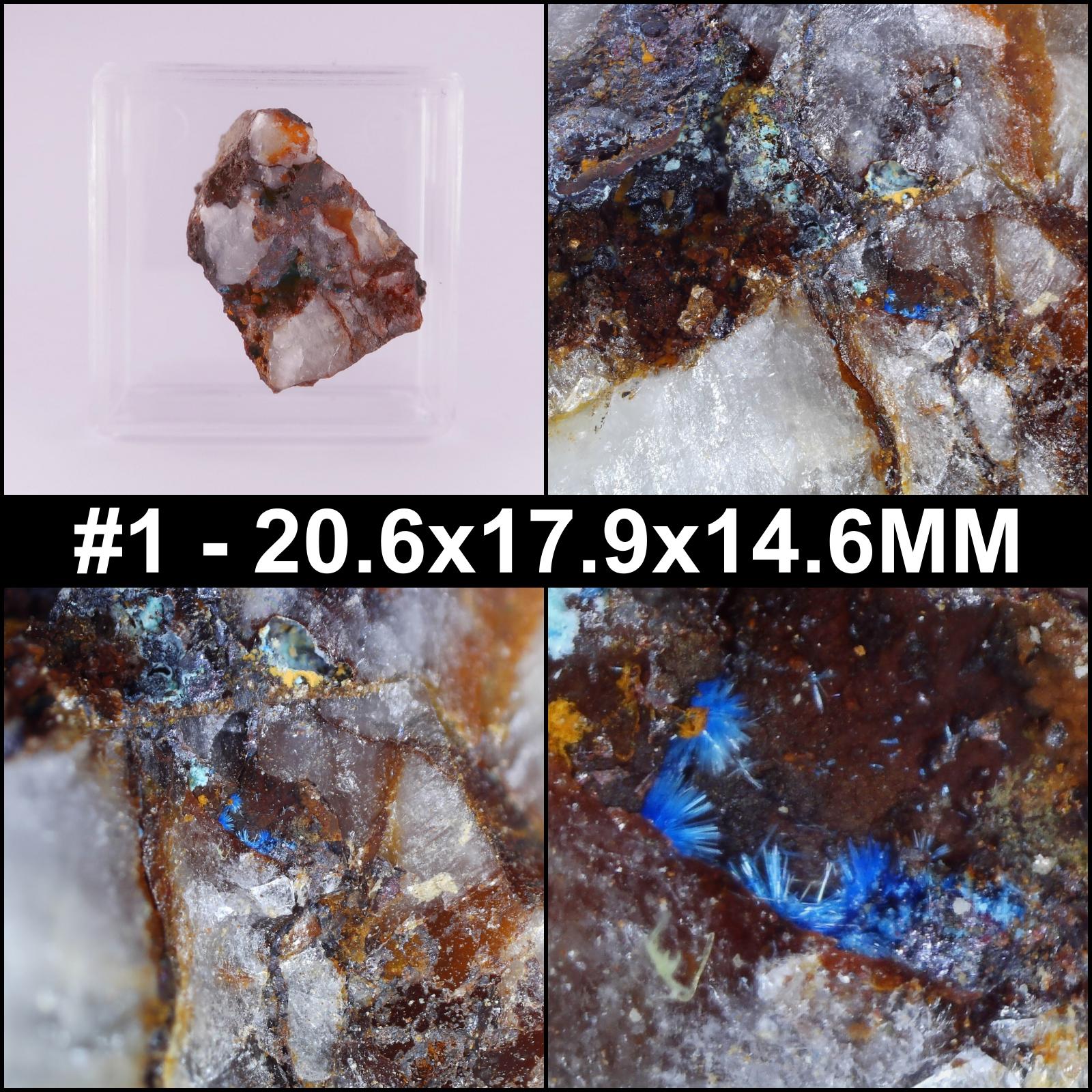 connellite from from penberthy croft mine, cornwall