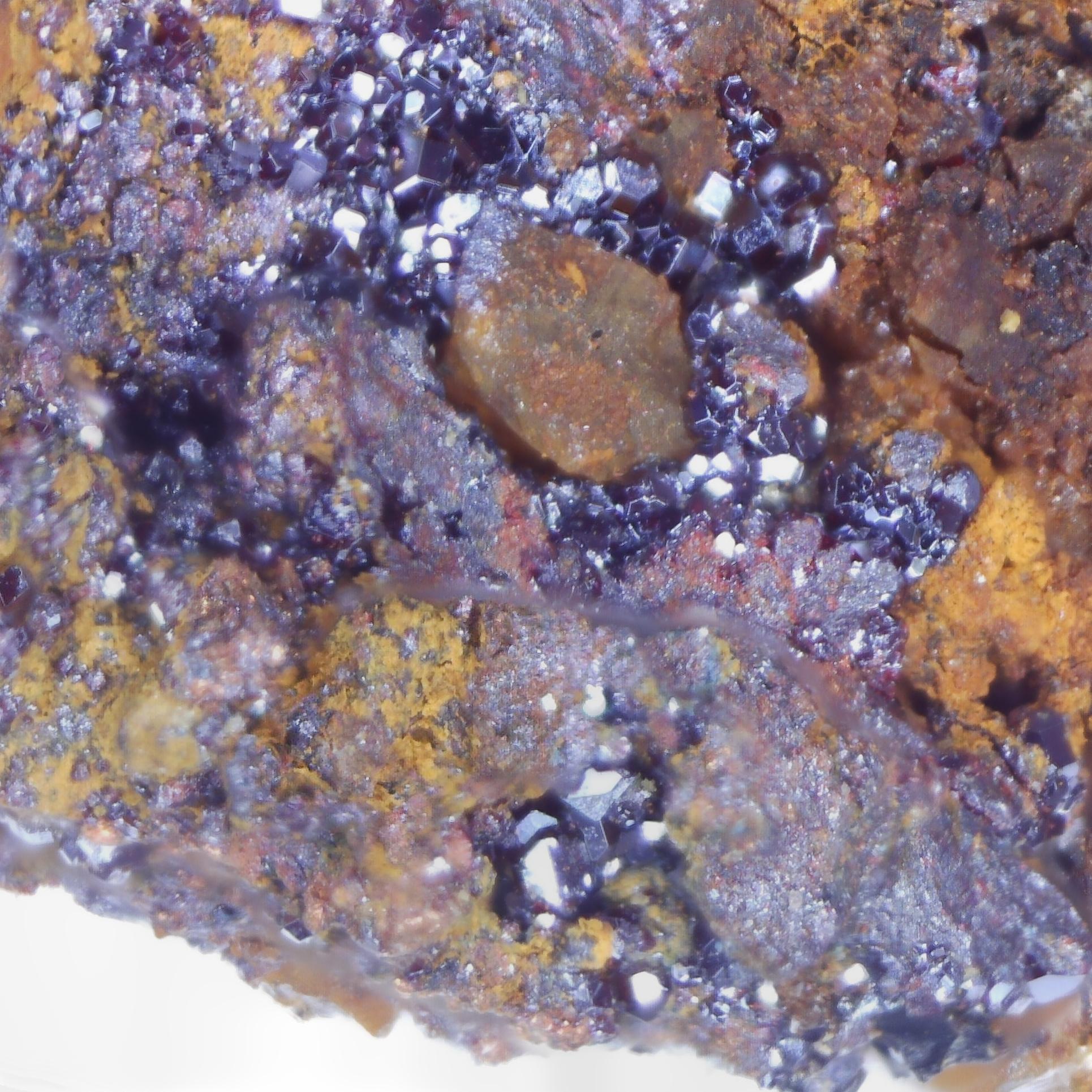 cuprite from penberthy croft mine, cornwall