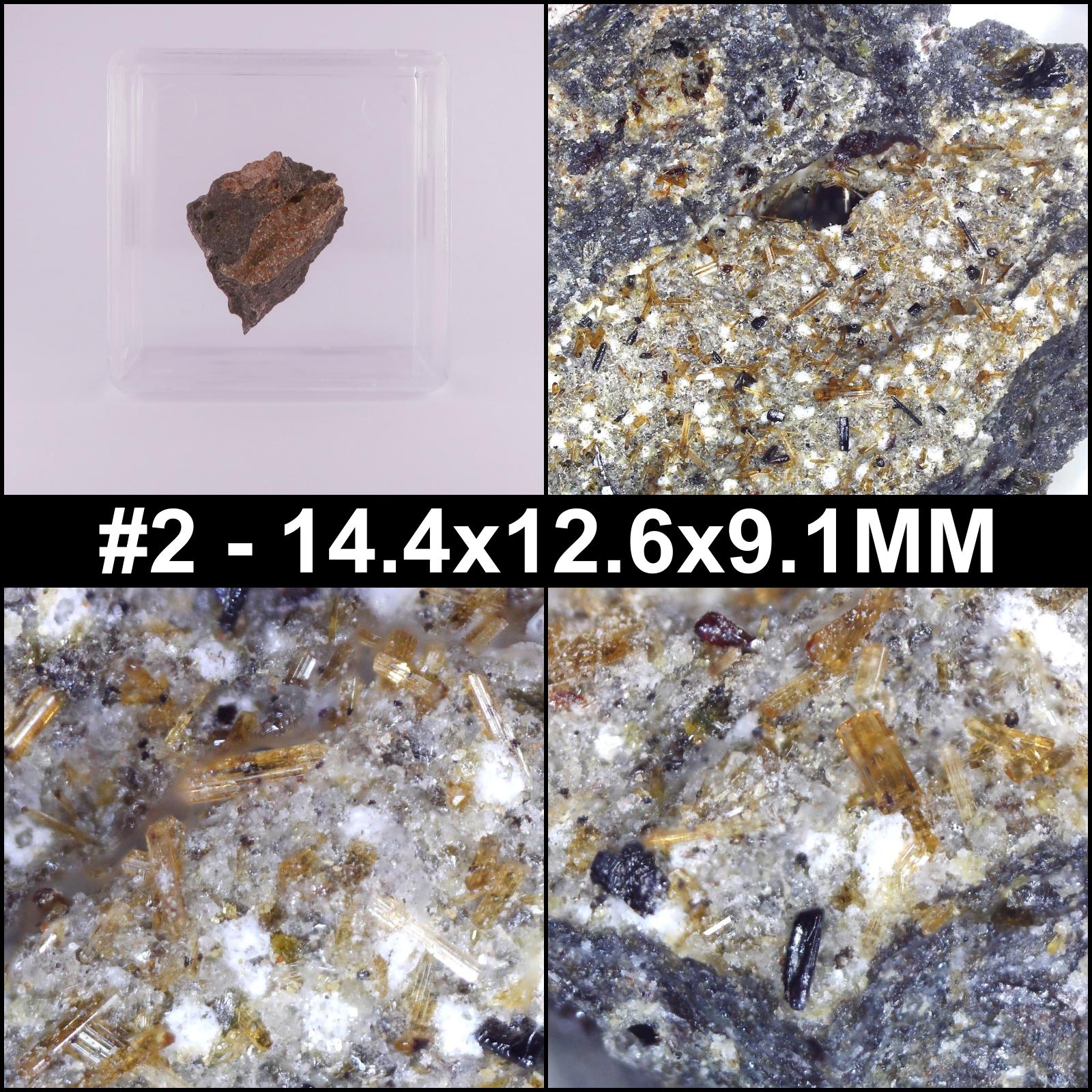 enstatite, pseudobrookite, rhonite from nickenicher sattel, germany