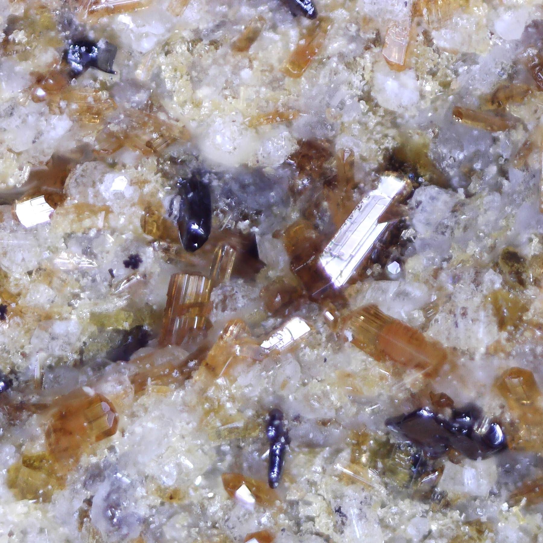 enstatite and pseudobrookite from nickenicher sattel, germany