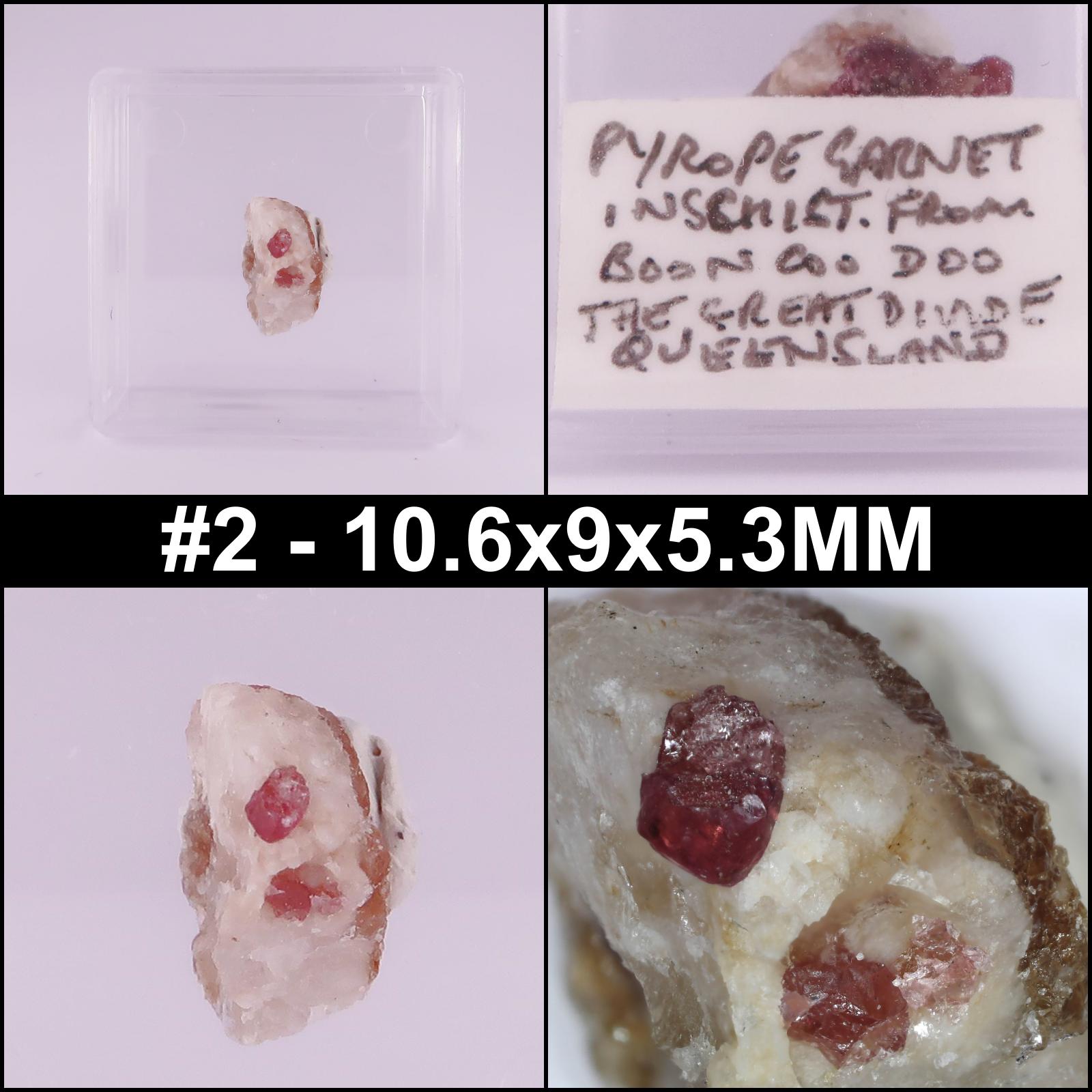 garnet from boon coo doo, australia