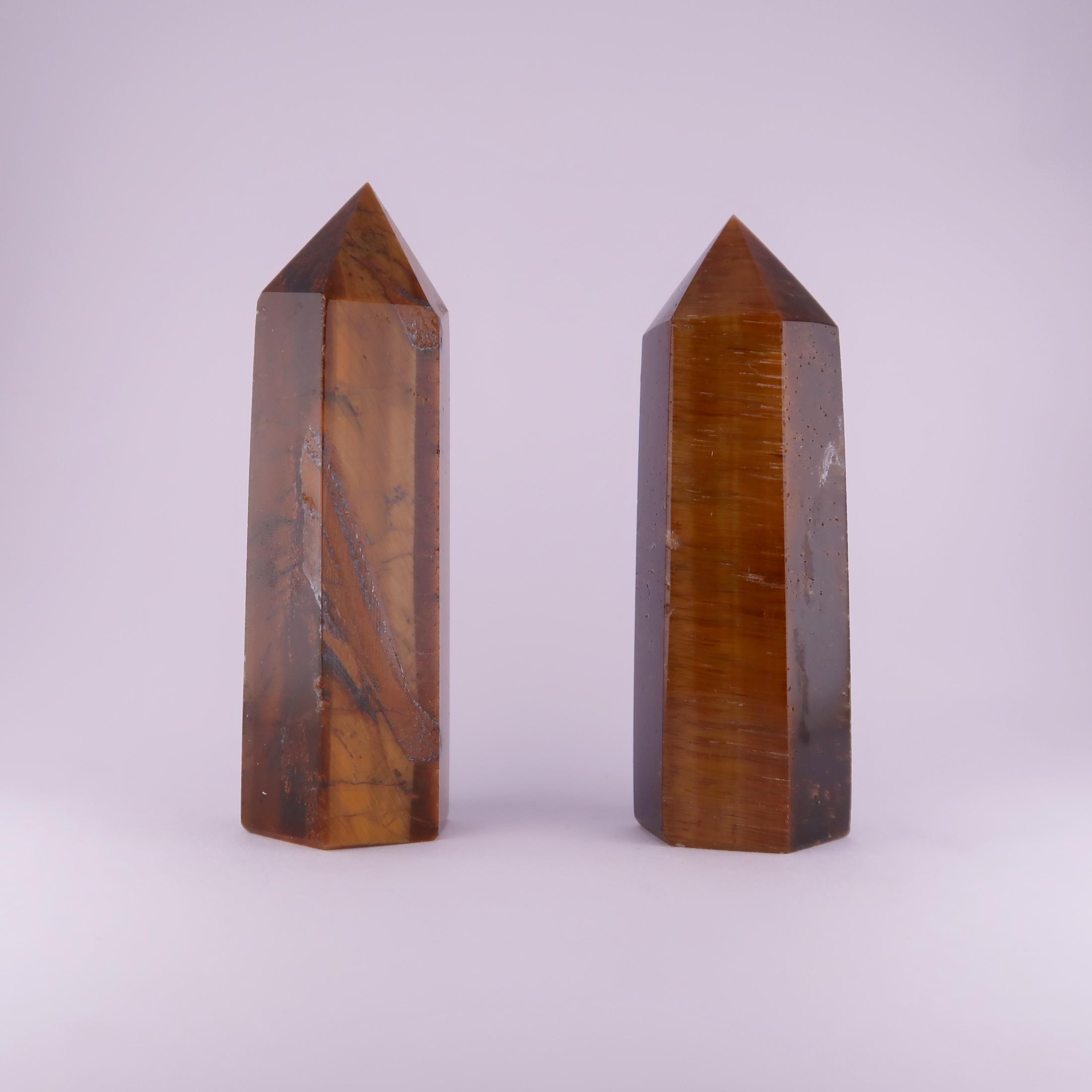 tigers eye obelisks (golden)