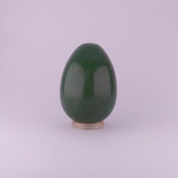 aventurine egg carvings (green)
