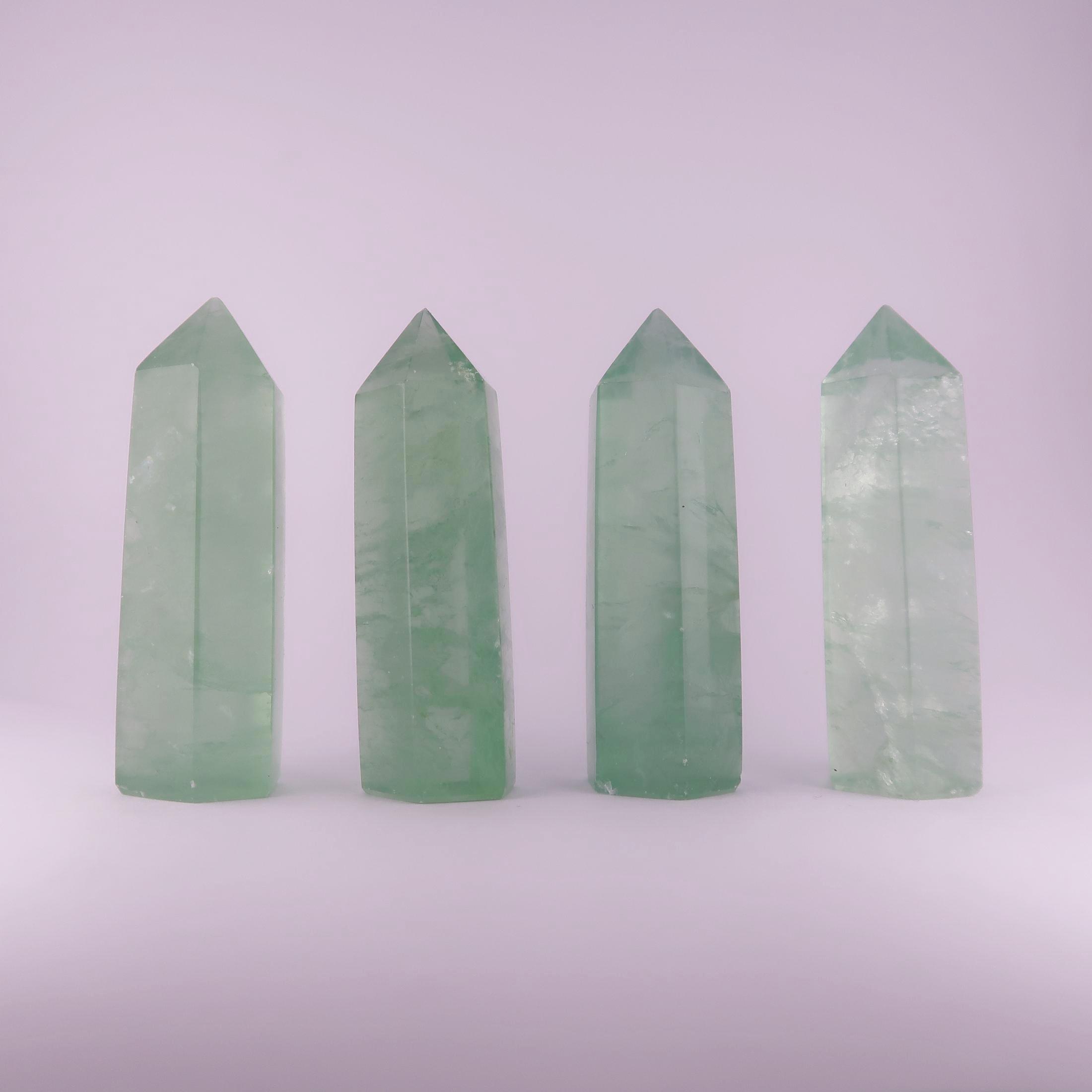 fluorite obelisks (green)